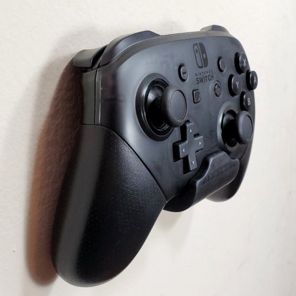 Nintendo Switch Pro Controller Wall Mount Accessory Mountable Gamepad Holder